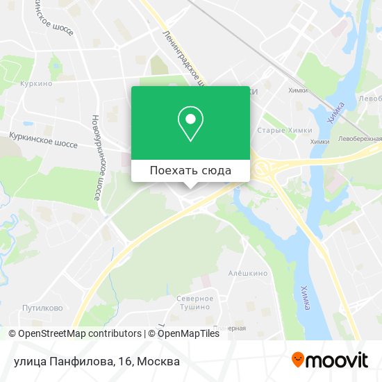 Карта улица Панфилова, 16