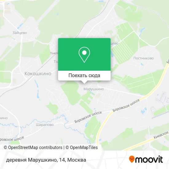 Карта деревня Марушкино, 14