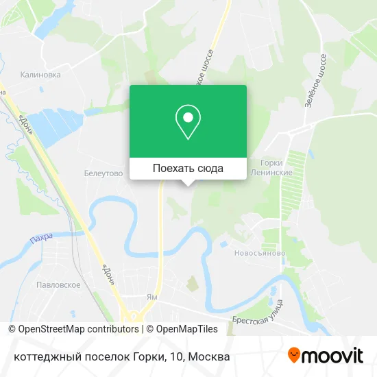 Карта коттеджный поселок Горки, 10