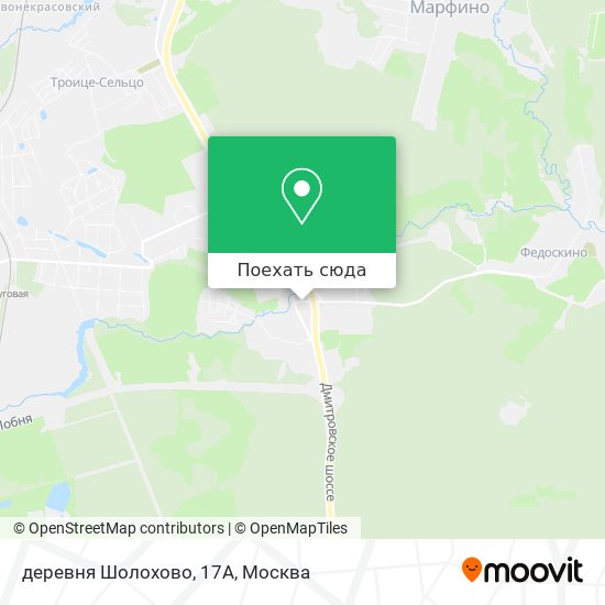 Карта деревня Шолохово, 17А