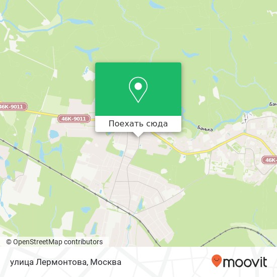 Карта улица Лермонтова