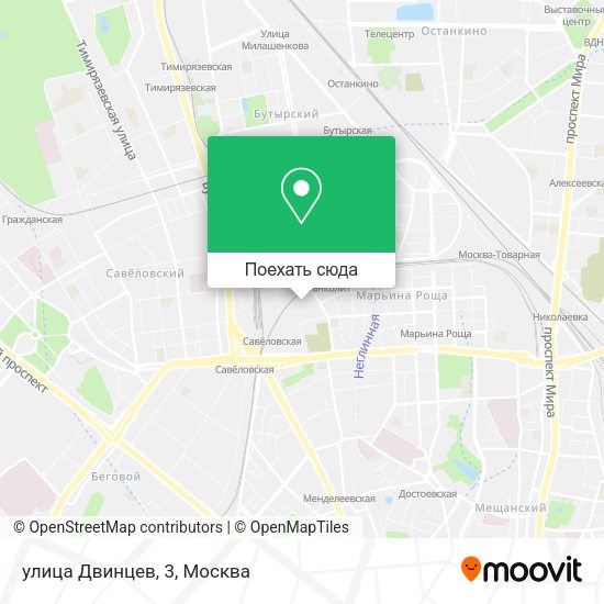 Карта улица Двинцев, 3