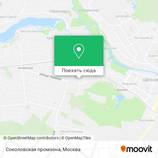 Карта Соколовская промзона