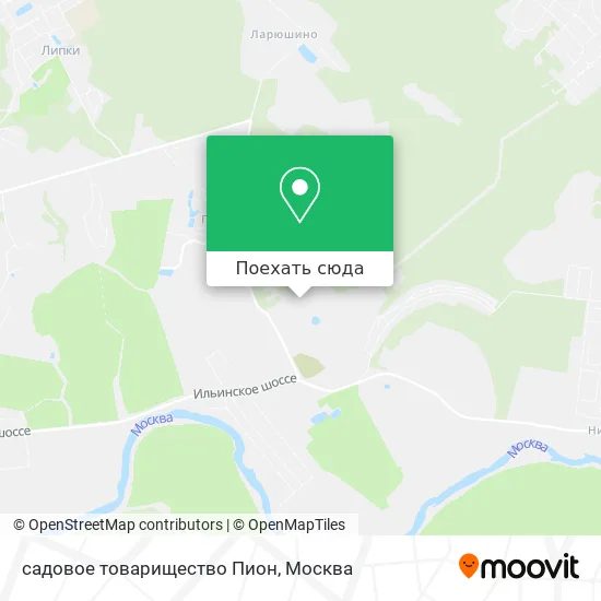 Карта садовое товарищество Пион