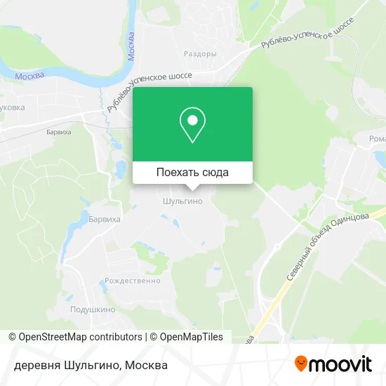 Карта деревня Шульгино