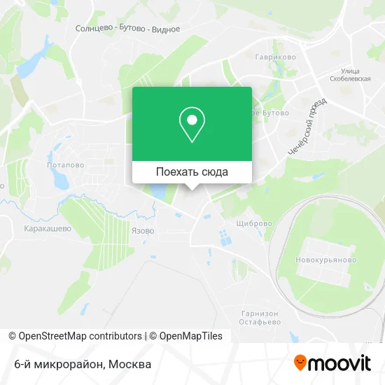 Карта 6-й микрорайон