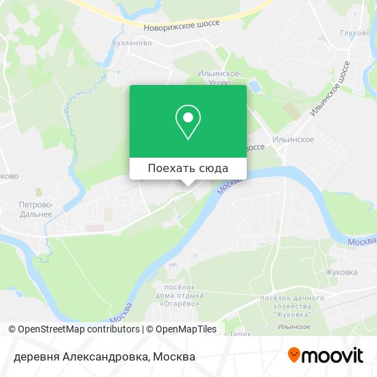 Карта деревня Александровка