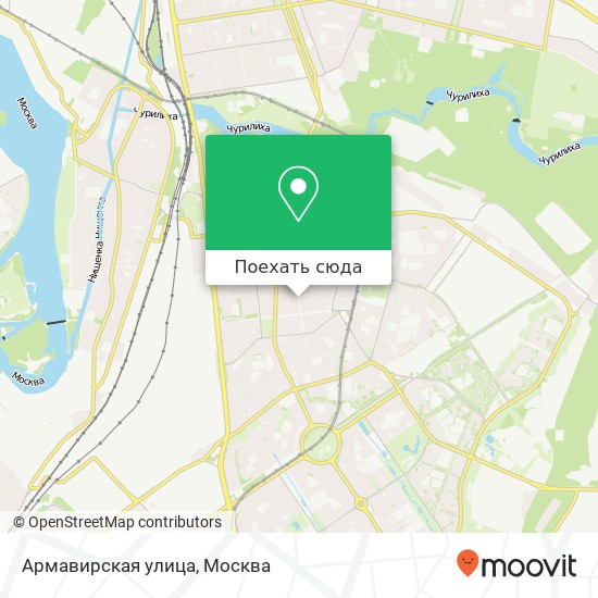 Карта Армавирская улица