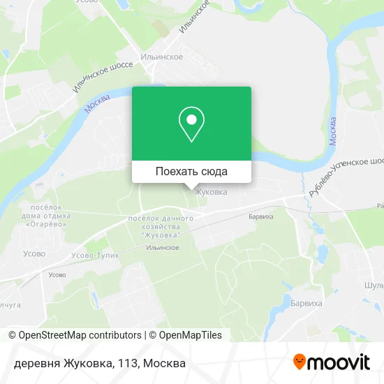Карта деревня Жуковка, 113
