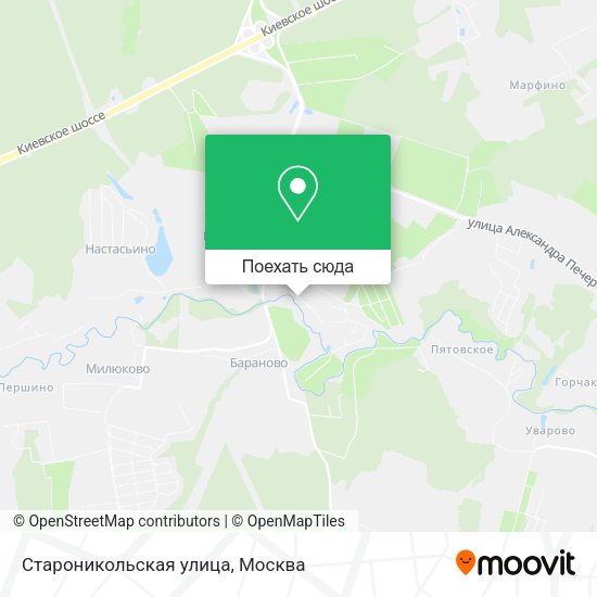 Карта Староникольская улица