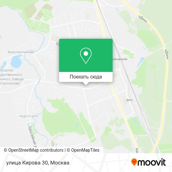 Карта улица Кирова 30