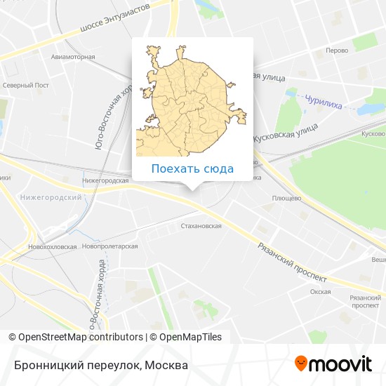 Карта Бронницкий переулок