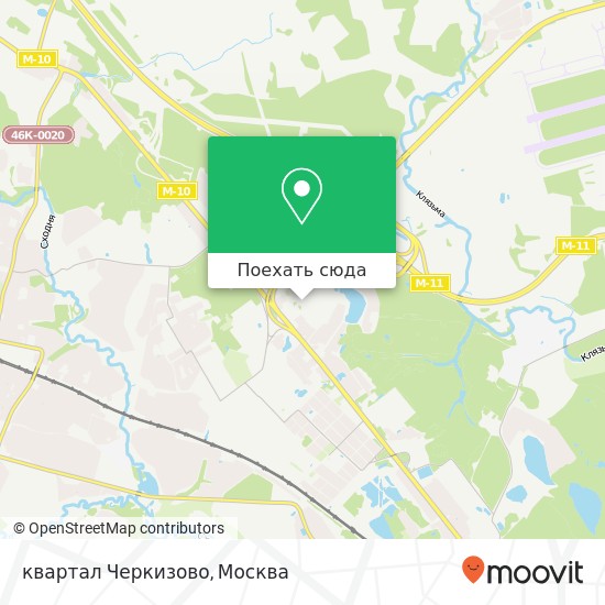 Карта квартал Черкизово