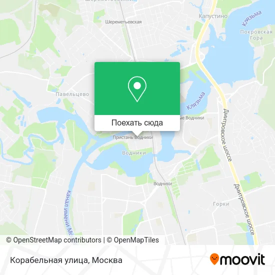 Карта Корабельная улица