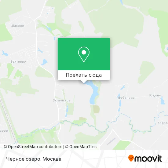 Карта Черное озеро
