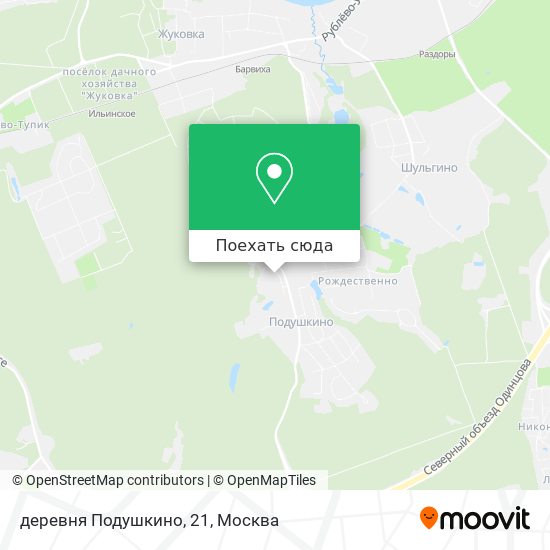 Карта деревня Подушкино, 21