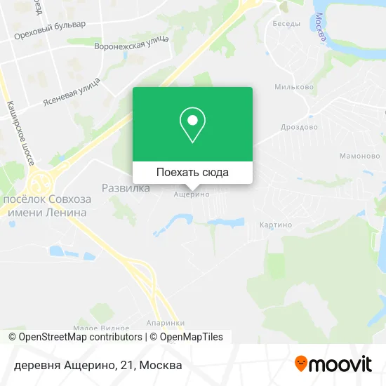 Карта деревня Ащерино, 21
