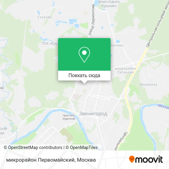 Карта микрорайон Первомайский