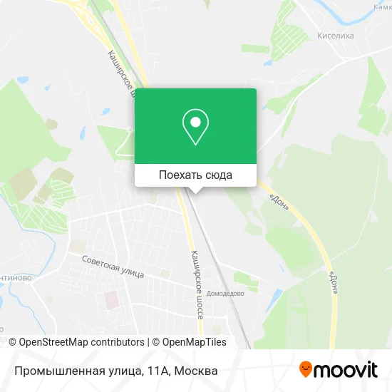 Карта Промышленная улица, 11А