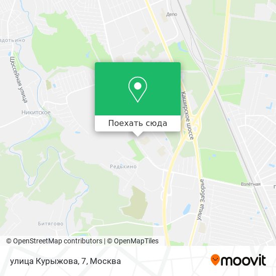 Карта улица Курыжова, 7