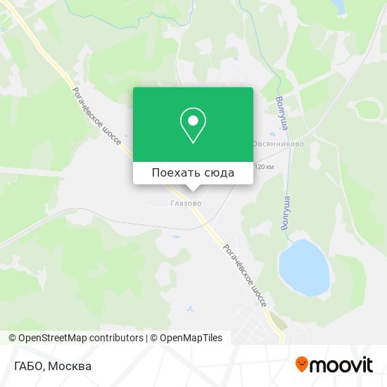 Карта ГАБО