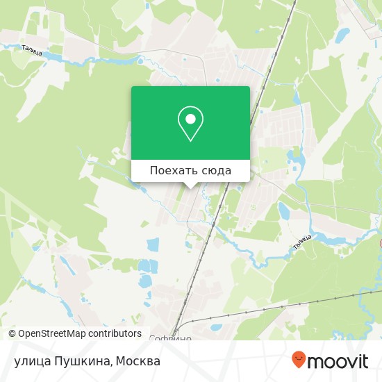 Карта улица Пушкина