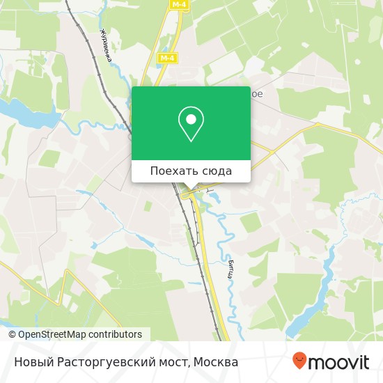 Карта Новый Расторгуевский мост