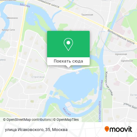 Карта улица Исаковского, 35