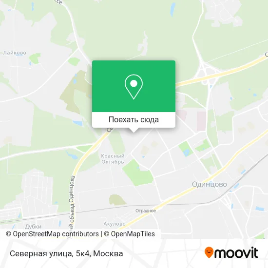 Карта Северная улица, 5к4