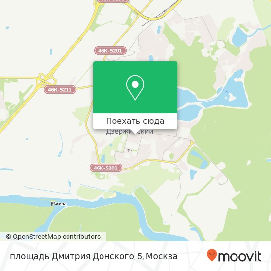 Карта площадь Дмитрия Донского, 5
