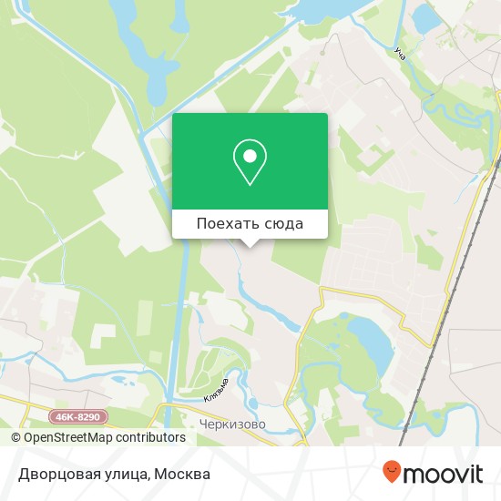 Карта Дворцовая улица