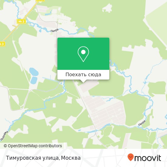 Карта Тимуровская улица