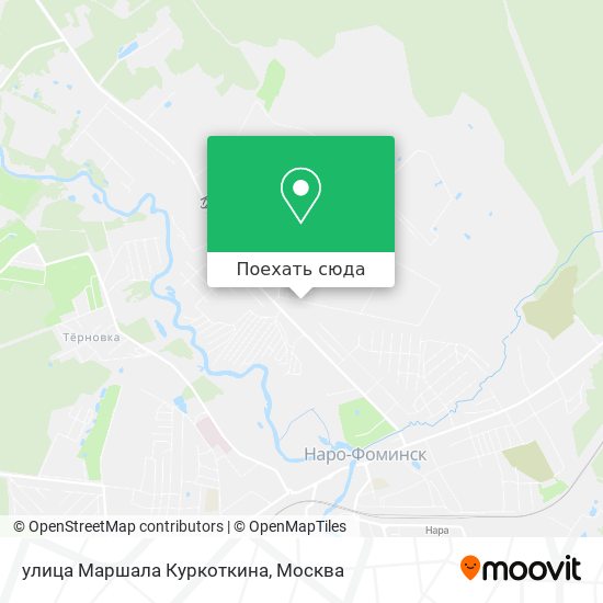 Карта улица Маршала Куркоткина