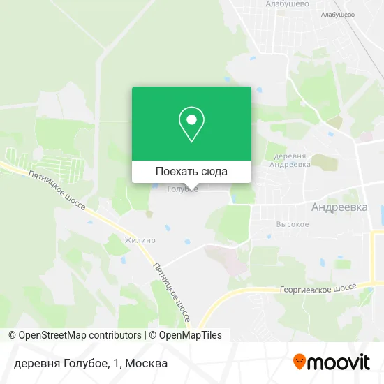 Карта деревня Голубое, 1