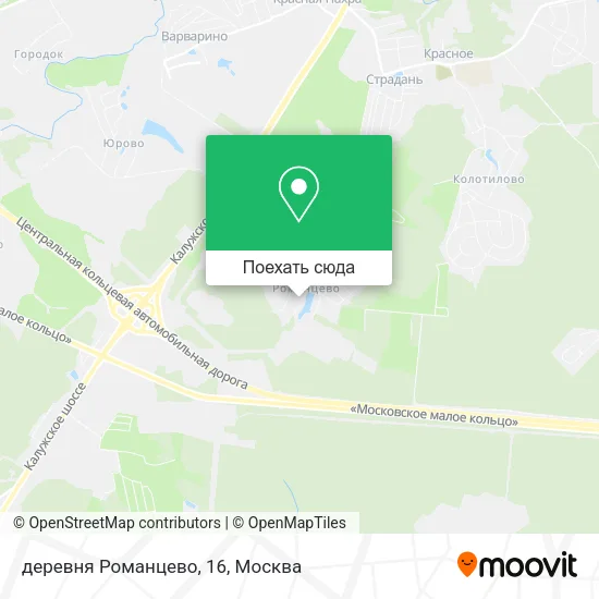 Карта деревня Романцево, 16