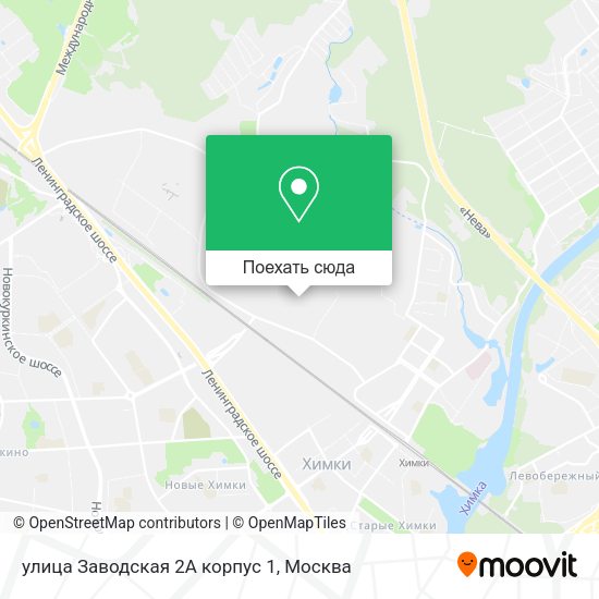 Карта улица Заводская 2А корпус 1