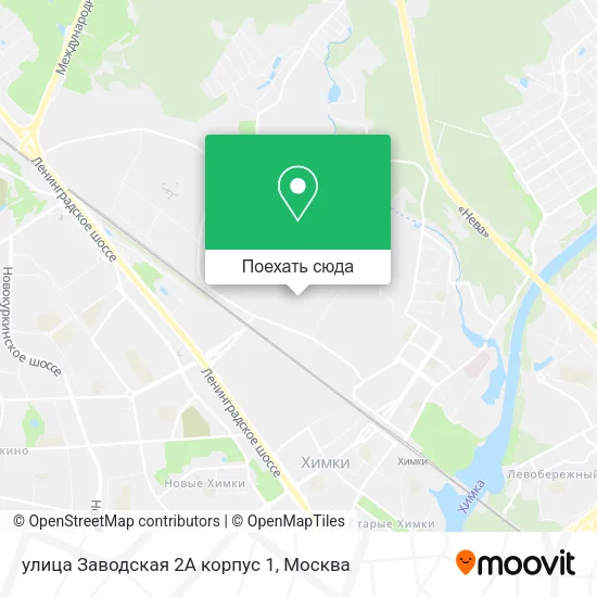 Карта улица Заводская 2А корпус 1