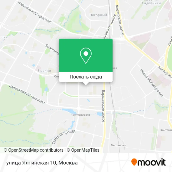 Карта улица Ялтинская 10