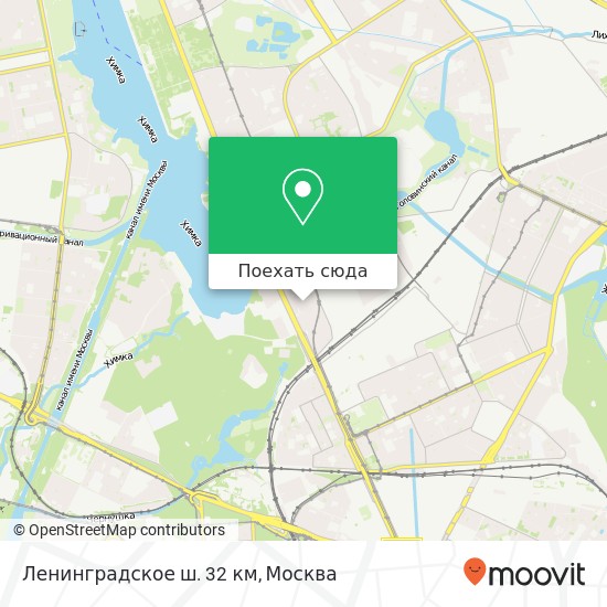 Карта Ленинградское ш. 32 км