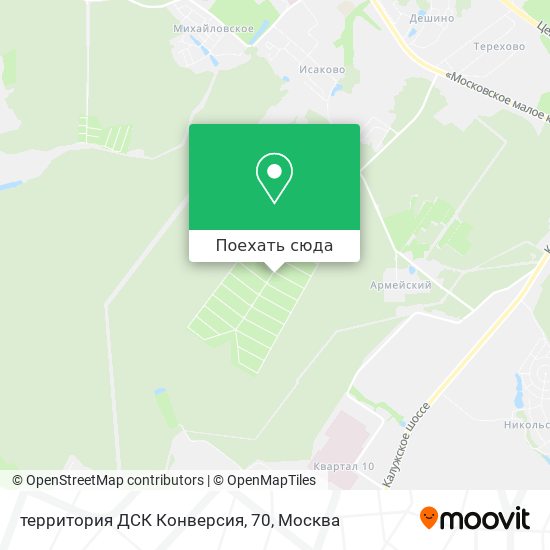 Карта территория ДСК Конверсия, 70