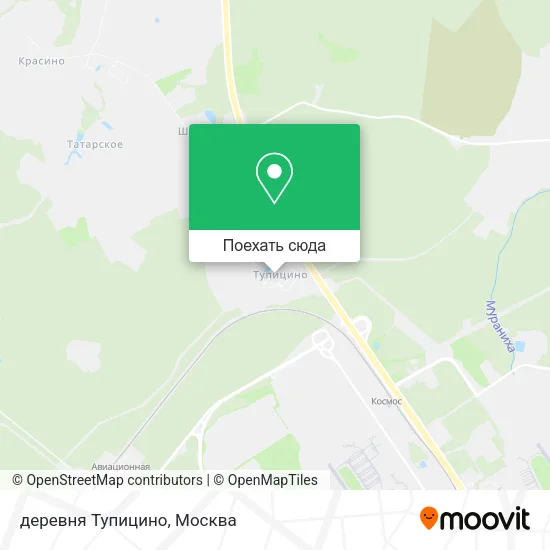 Карта деревня Тупицино