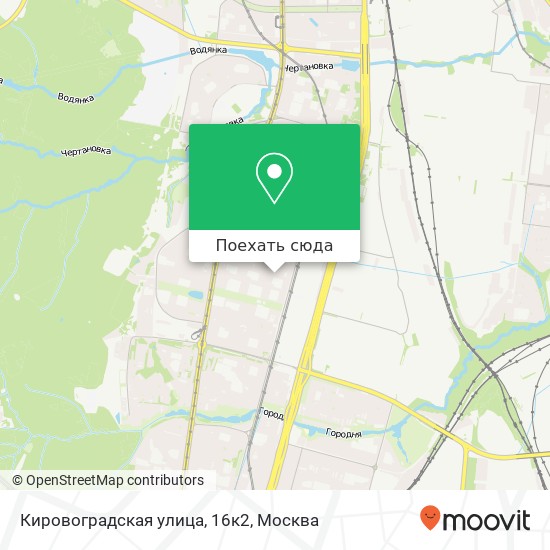 Карта Кировоградская улица, 16к2