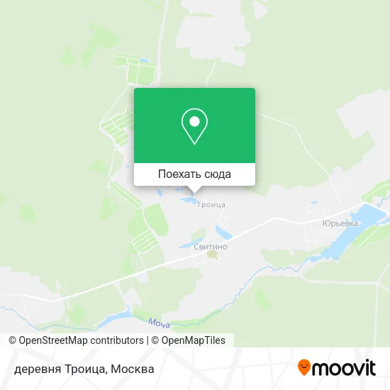 Карта деревня Троица