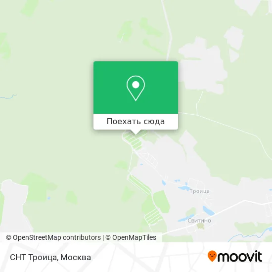 Карта СНТ Троица