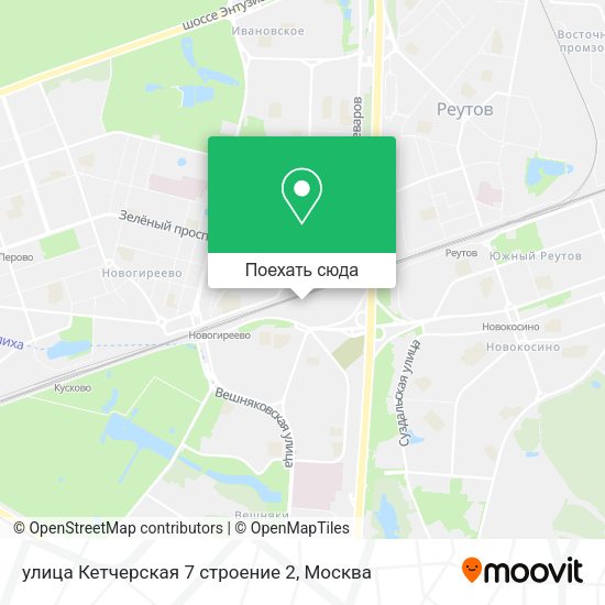 Карта улица Кетчерская 7 строение 2