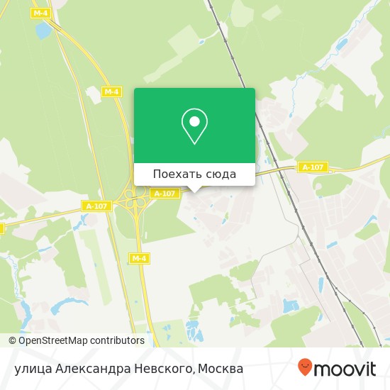 Карта улица Александра Невского