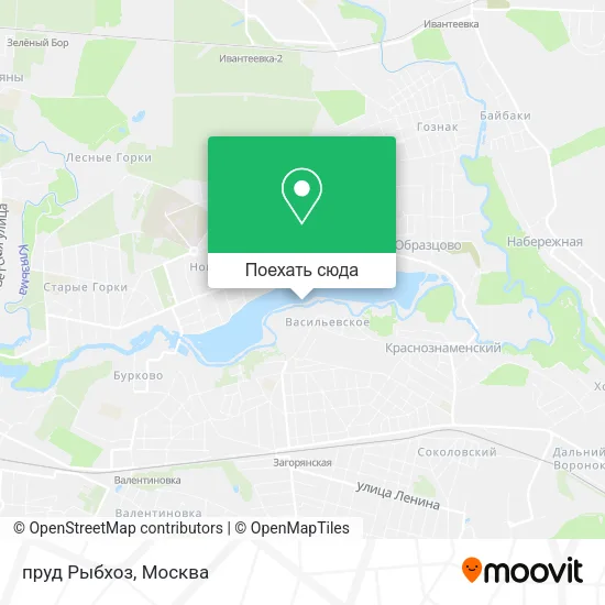 Карта пруд Рыбхоз