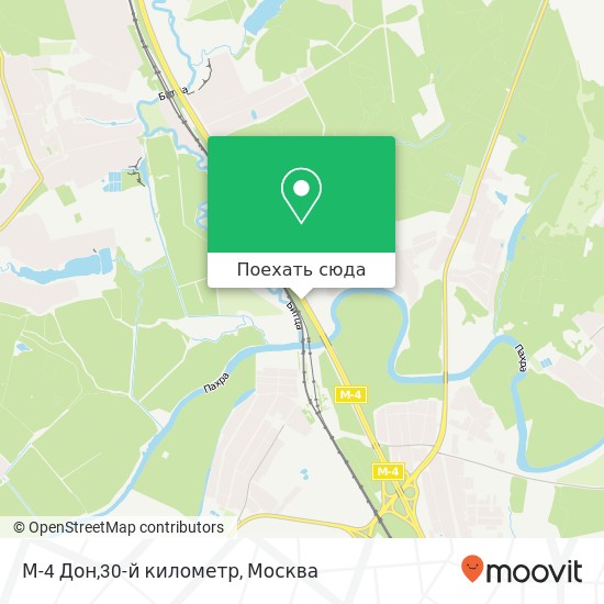 Карта М-4 Дон,30-й километр