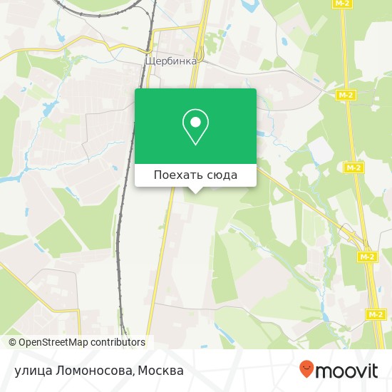 Карта улица Ломоносова