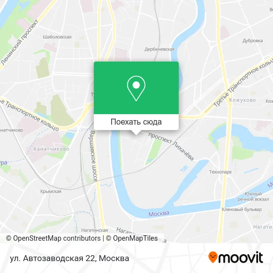 Карта ул. Автозаводская 22
